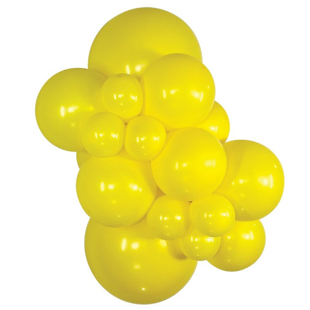 Sempertex FashionYellow balloons – inflated color cluster