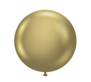 24" TUFTEX Effects Chrome Golden Chrome Latex Balloons 1ct #2471