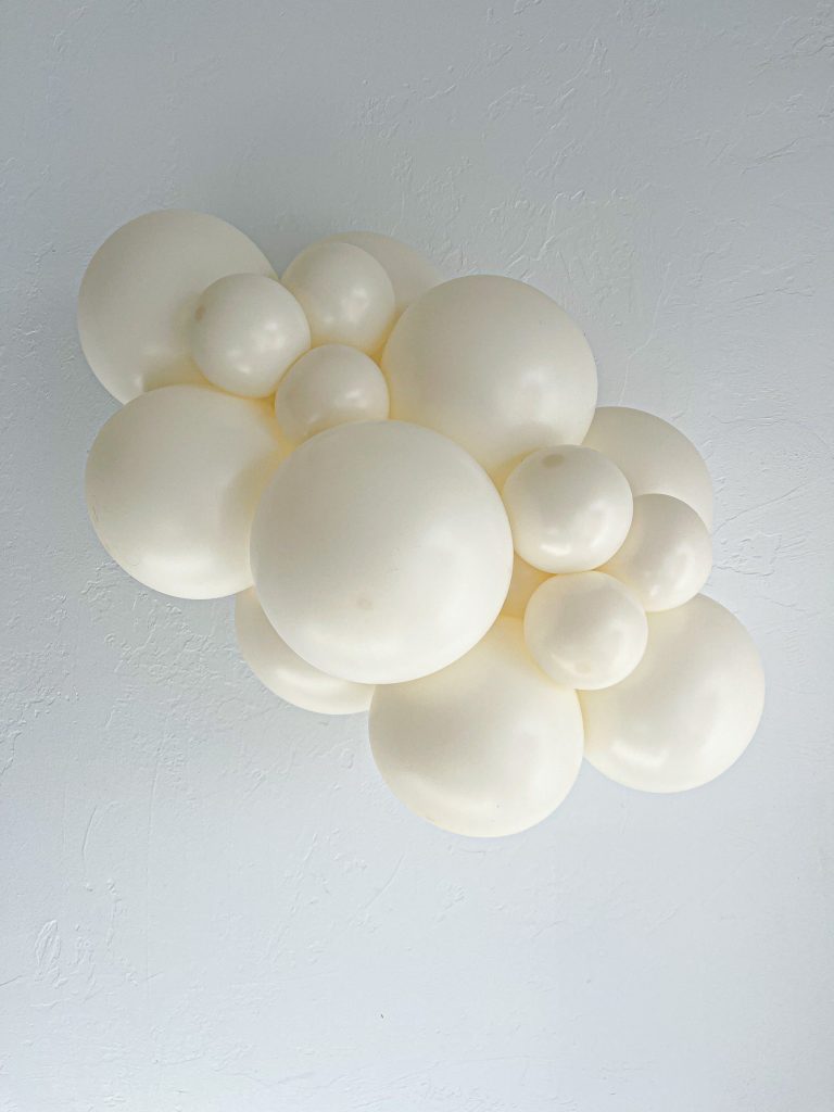5" TUFTEX Lace Pearl Ivory Balloons 50ct Bag #15039