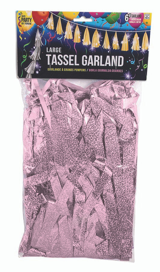 pink balloon tassel