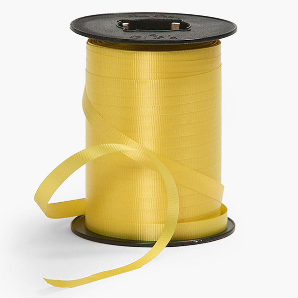 Yellow Wide Curling Ribbon 3/8"x750' #305