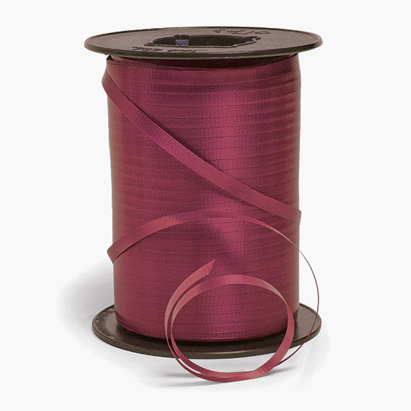 Burgundy Wide Ribbon Crimped 3/8"x750'(250YDS) #253