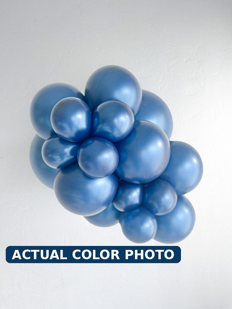17" TUFTEX Metallic Midnight Blue Balloons 50ct #17051