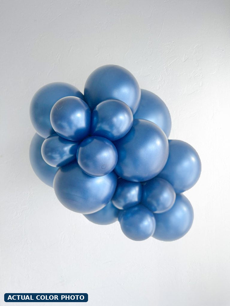36" TUFTEX Metallic Midnight Blue Round Balloons 1ct #3651