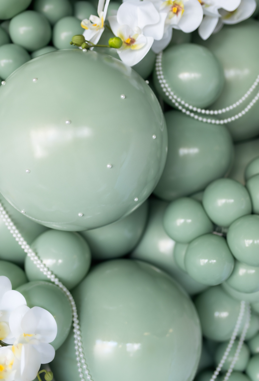 24" TUFTEX Meadow Pearl Eucalyptus Balloons 1ct #2456