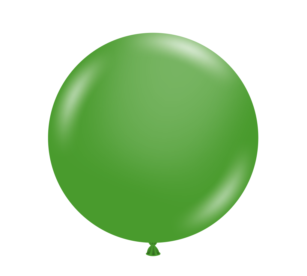 5" TUFTEX Metallic Green Latex Balloons 50 ct Bag #15061