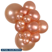 5" Sempertex Metallic Rose Gold Balloons 100 Bag #51099