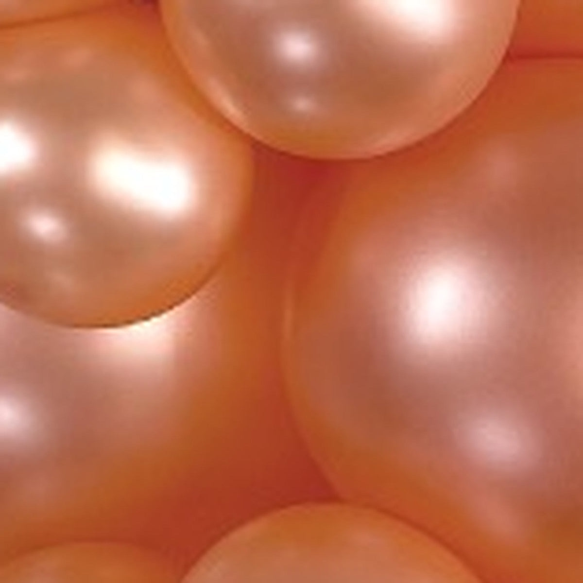 5" Sempertex Metallic Rose Gold Balloons 100 Bag #51099