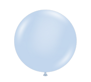 monet balloons, light blue balloons. pastel blue balloons