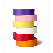 Pro® 46 Colored Masking Tape Stacks Crepe Paper Masking Tape in 6-color Stacks