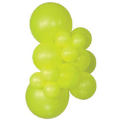Sempertex NeonYellow balloons – inflated color cluster