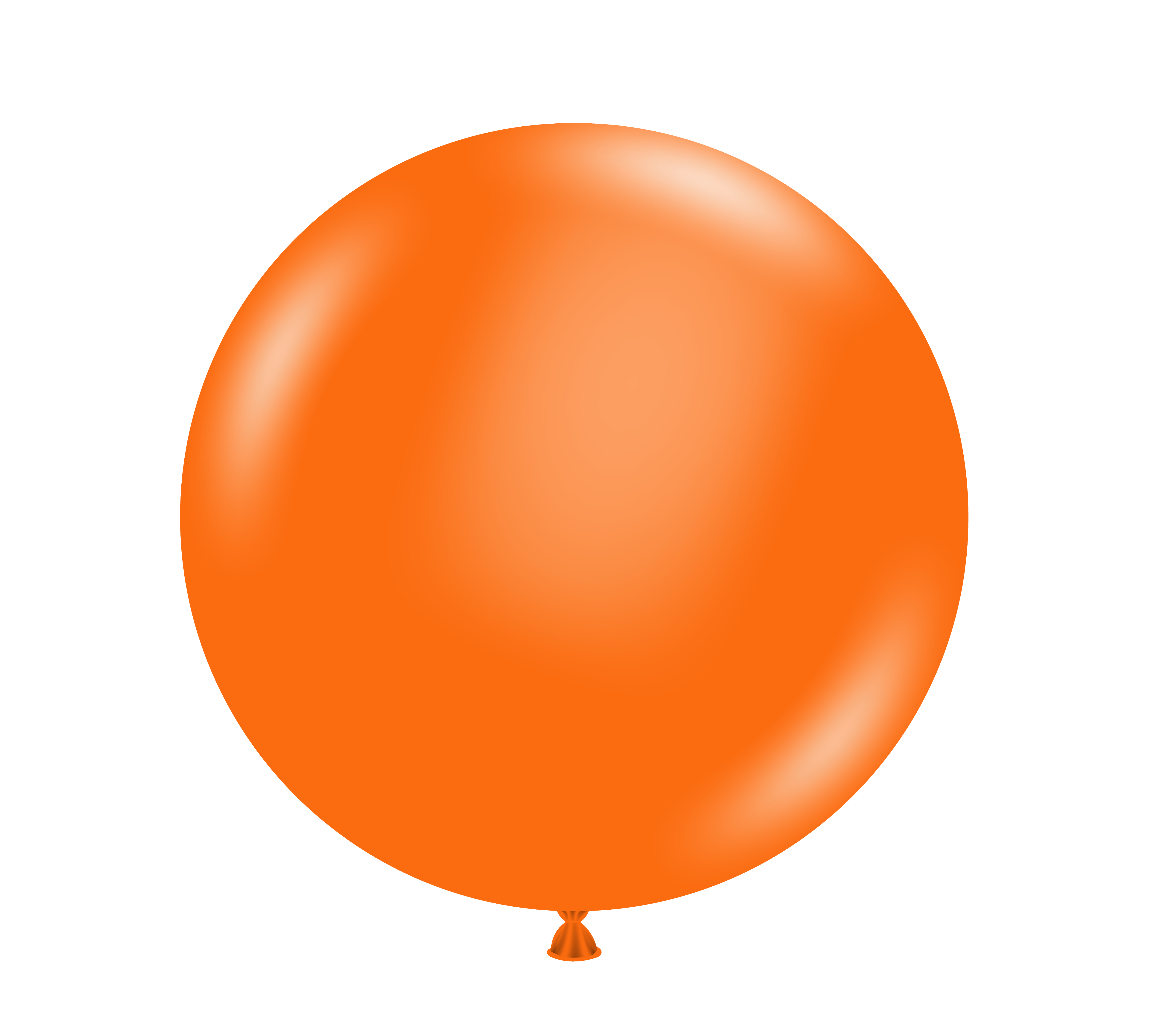 17" TUFTEX Orange Latex Balloons 50ct #17005