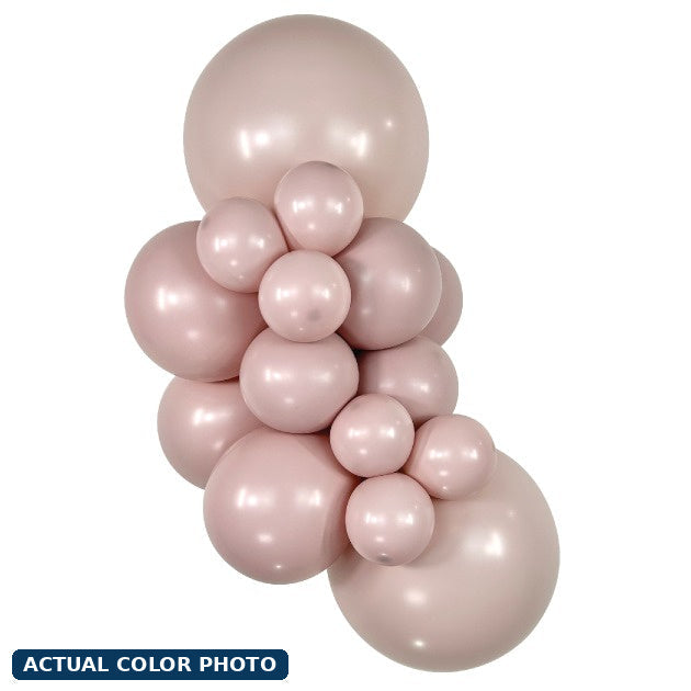 11" Sempertex Pastel Dusk Rose Balloons 100 Bag #53515