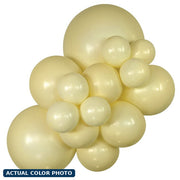 18" Sempertex Pastel Matte Yellow Balloons 25 Bag #55175