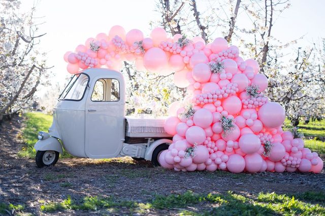 5" TUFTEX Pearl Romey Pink Balloons 50ct Bag #15055