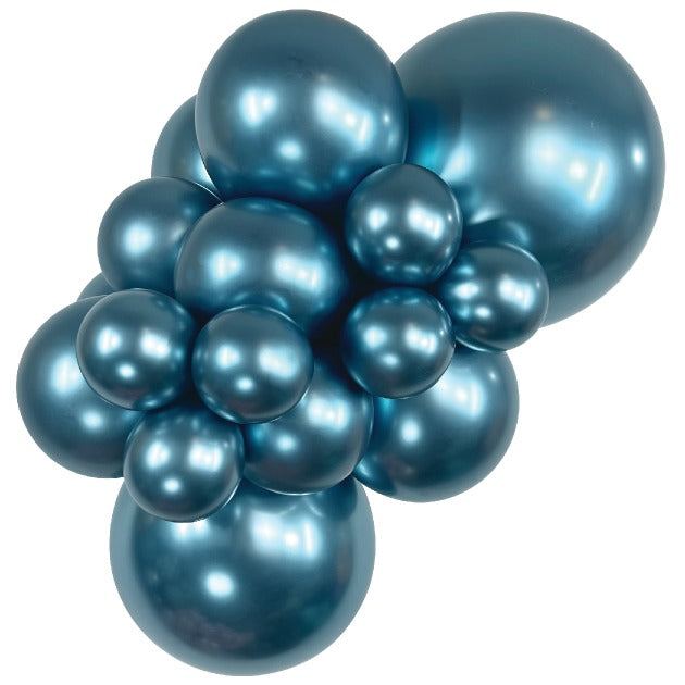 Sempertex ReflexBlue balloons – inflated color cluster