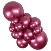 Sempertex Reflex Fuchsia balloons – inflated color cluster