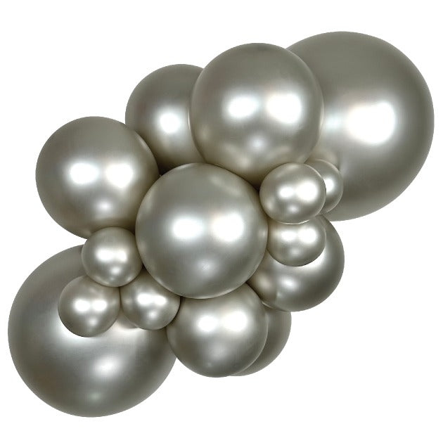 Sempertex ReflexSilver balloons – inflated color cluster
