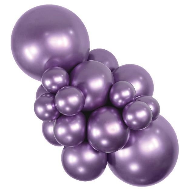 Sempertex ReflexViolet balloons – inflated color cluster