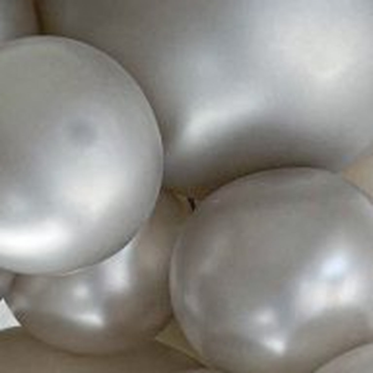 24" TUFTEX Metallic Silver Balloons 1ct #2432