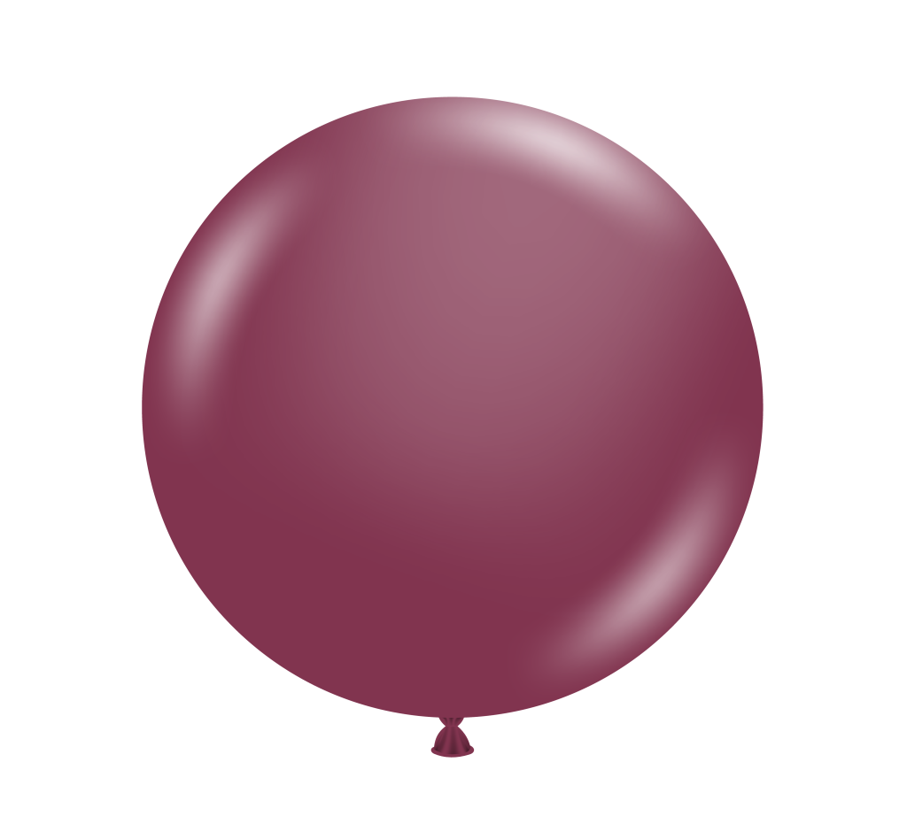 36" TUFTEX Sangria (Burgundy) Round Balloons 1ct #3627