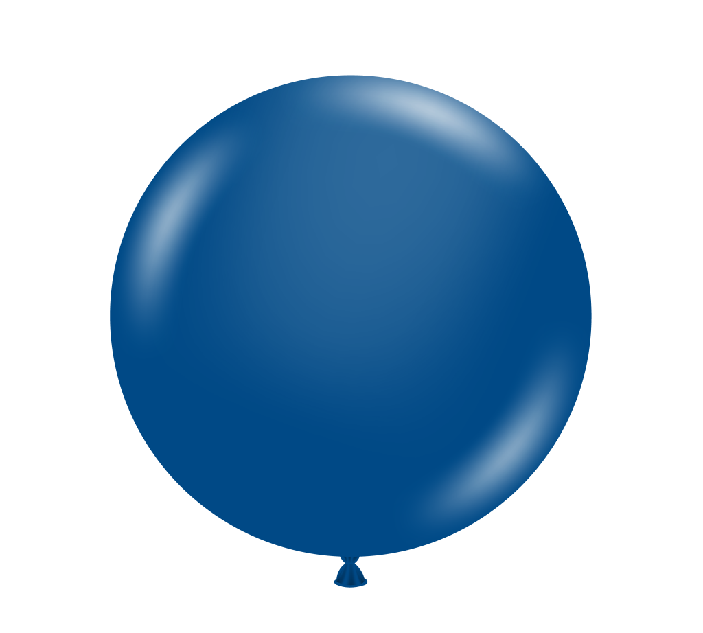 36" TUFTEX Crystal Sapphire Blue Round Latex Balloon 1ct #3618