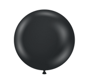 5" TUFTEX Effects Shadow Black Chrome Latex Balloons 50ct #15074