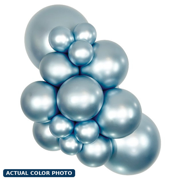 11" Sempertex Silk Arctic Blue Balloons 50 Bag #53537