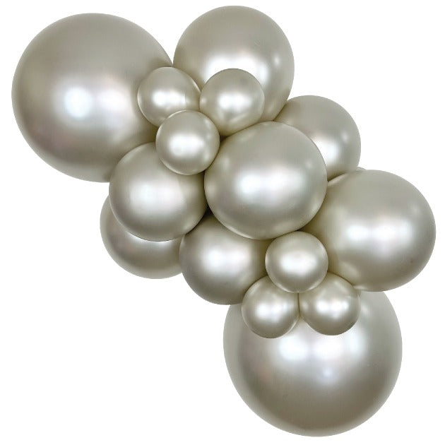 Sempertex SilkCreamPearl balloons – inflated color cluster