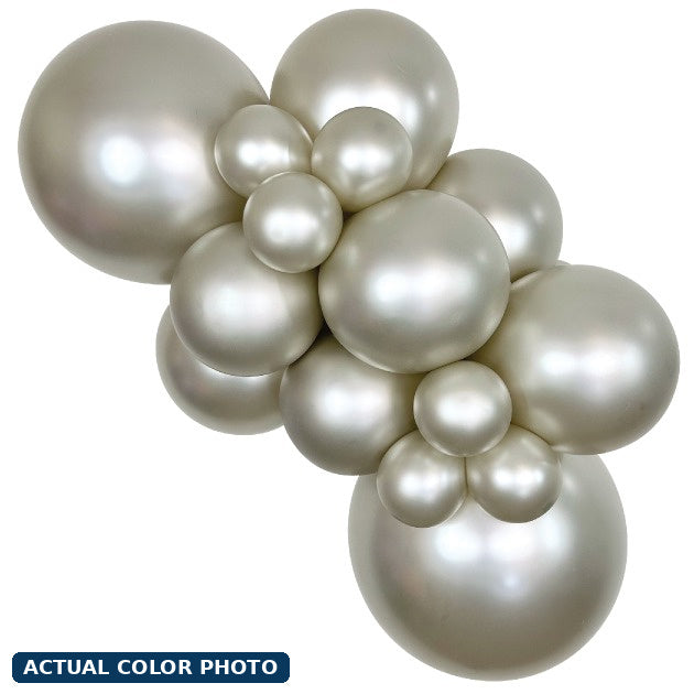 5" Sempertex Silk Cream Pearl Balloons 100 Bag #51532