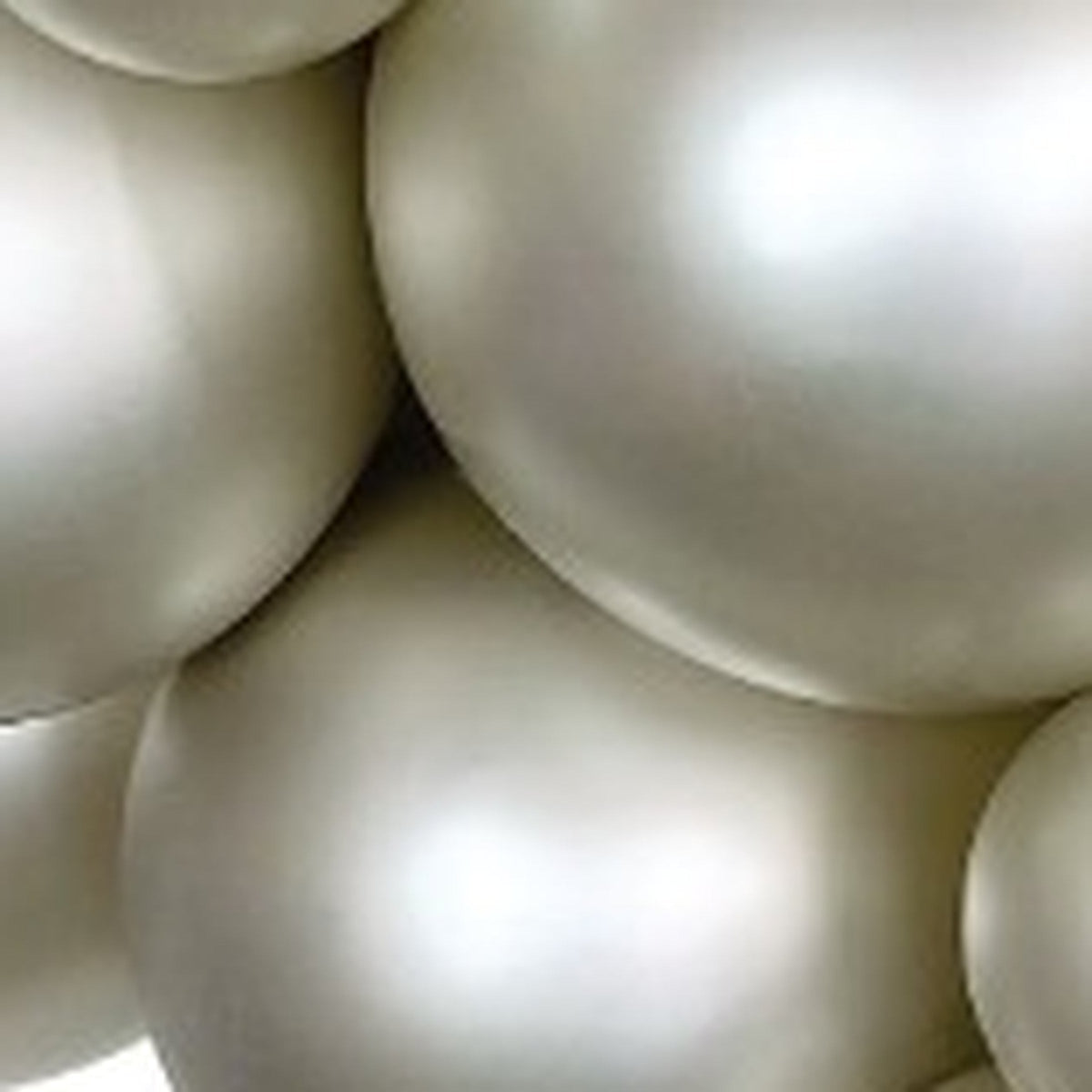 5" Sempertex Silk Cream Pearl Balloons 100 Bag #51532