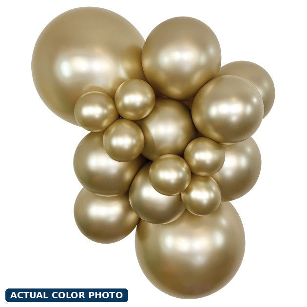 11" Sempertex Silk Gold Dust Balloons 50 Bag #53539