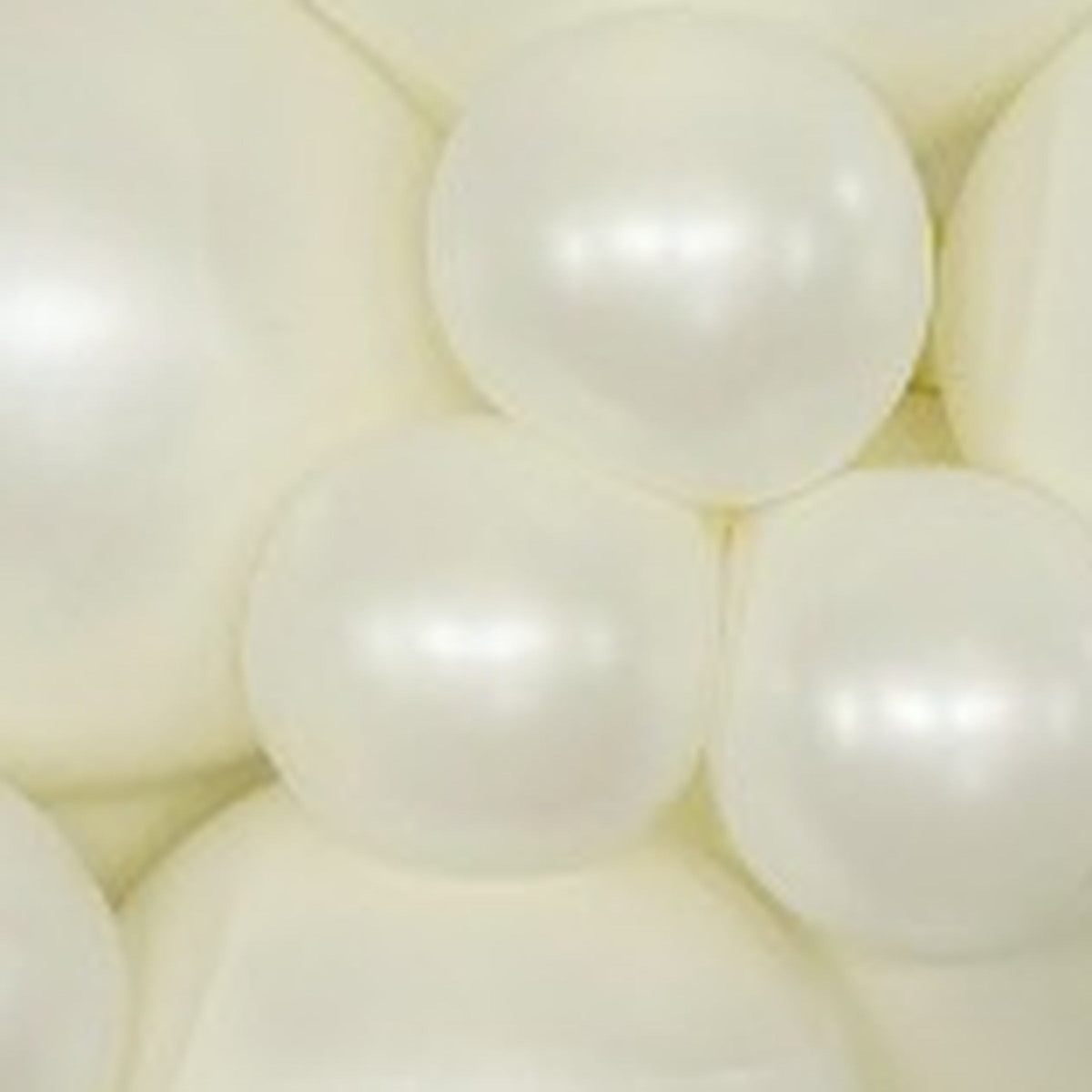 18" Sempertex Silk Oyster White Balloons 25 Bag #55540
