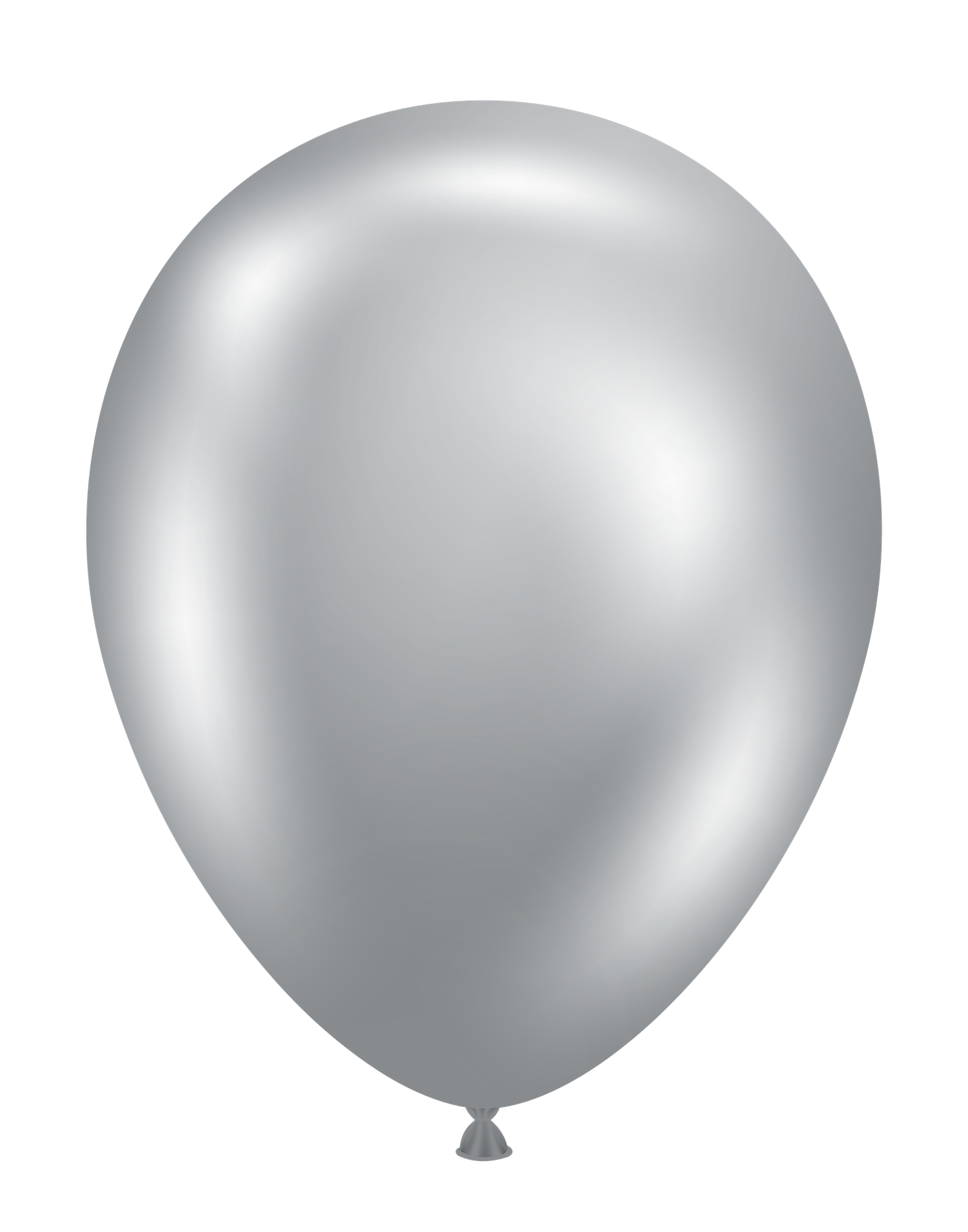 5" TUFTEX Effects Silvery Chrome Balloons 50ct #15072