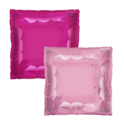 24" TUFTEX Squared Hot Pink/Pink 2 sided Square Foil Balloons 1 per pack #78715