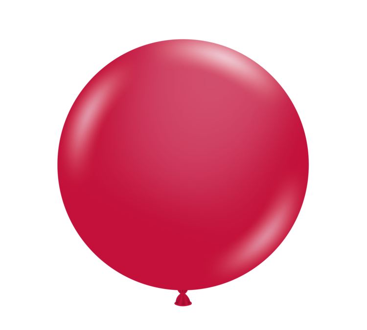 24" TUFTEX Metallic Starfire Red Balloons 1ct #2453