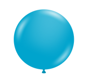 17" TUFTEX Turquoise Latex Balloons 50 count #17049