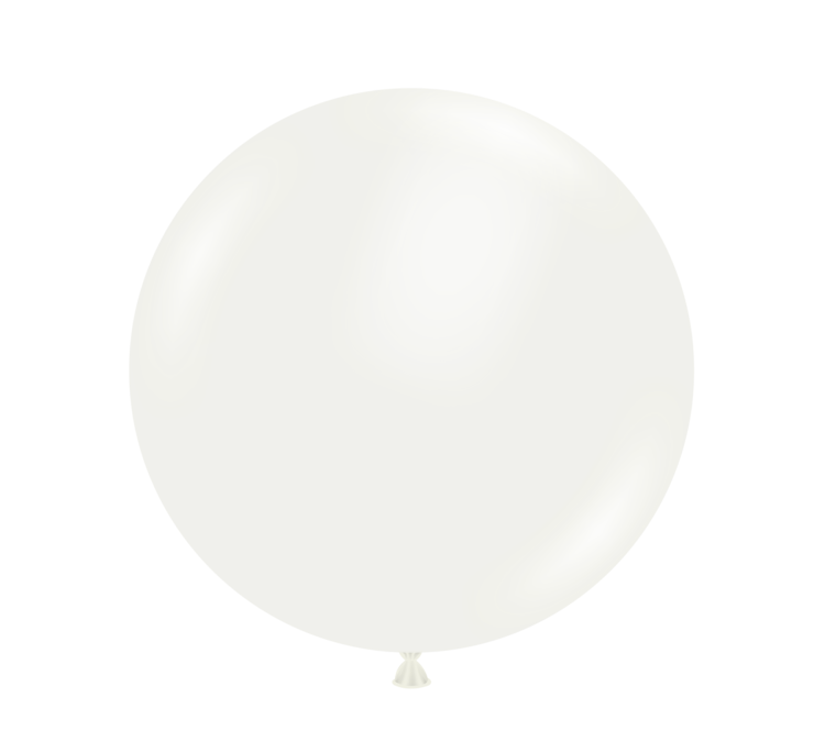 36" TUFTEX White Round Balloons 1ct #3608