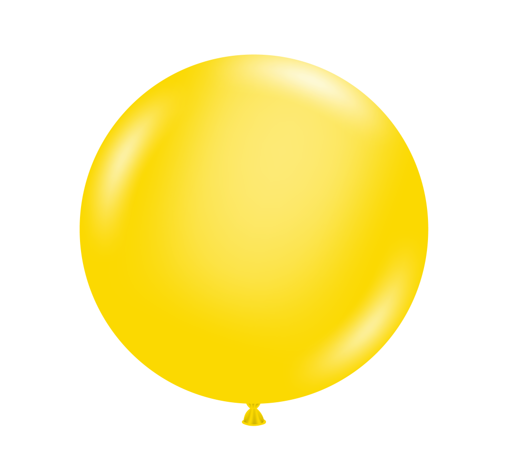 17" TUFTEX Yellow Latex Balloons 50 bag #17009