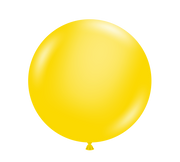 36" TUFTEX Yellow Round Latex Balloon 1ct #3609
