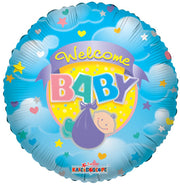 18" Welcome Baby Helium Foil Balloon (5 PACK) #20052