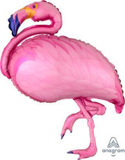 35" Large Flamingo Shape Helium Foil Balloon 1ct #111236