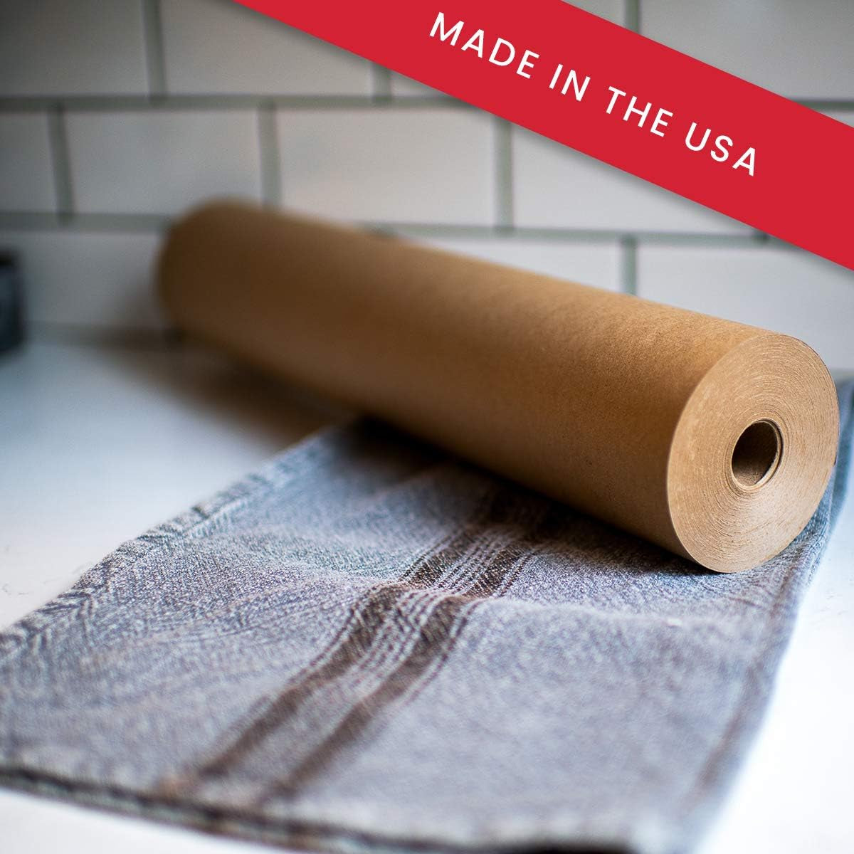 Pink Butcher BBQ Paper Roll (24" x 225') - Food Grade Peach Wrapping Paper for Smoking Beef Brisket, All-Natural and Unbleached