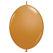 6"  Q-LINK MOCHA BROWN Latex Balloons 50 Bag #99865