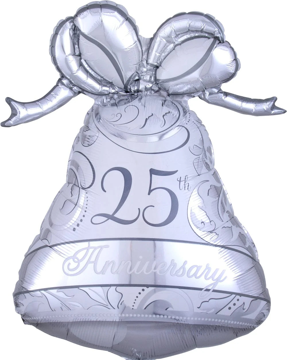 27" 25TH Anniversary Bell Helium Foil Balloon (1 Pack) #25178