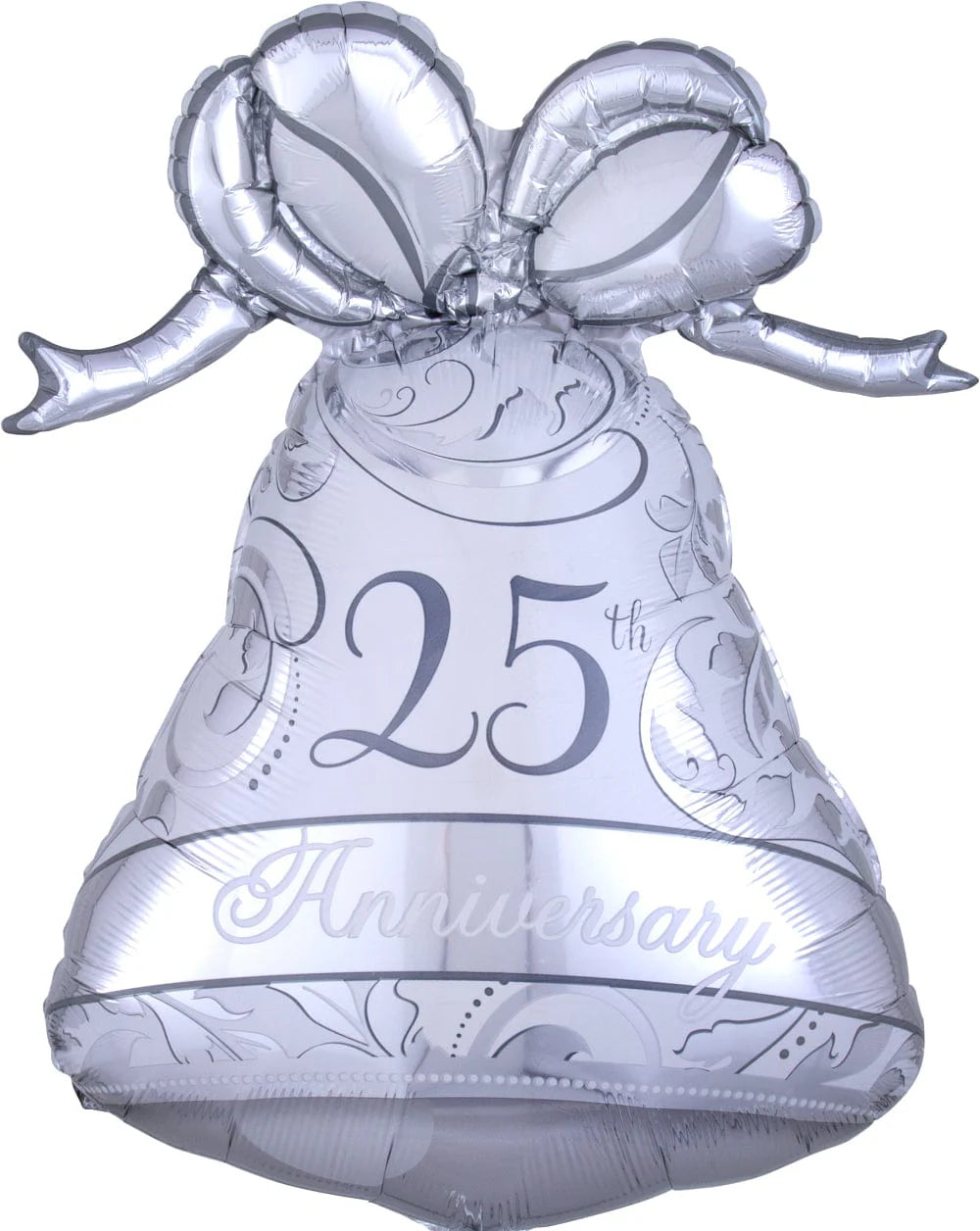 27" 25TH Anniversary Bell Helium Foil Balloon (1 Pack) #25178