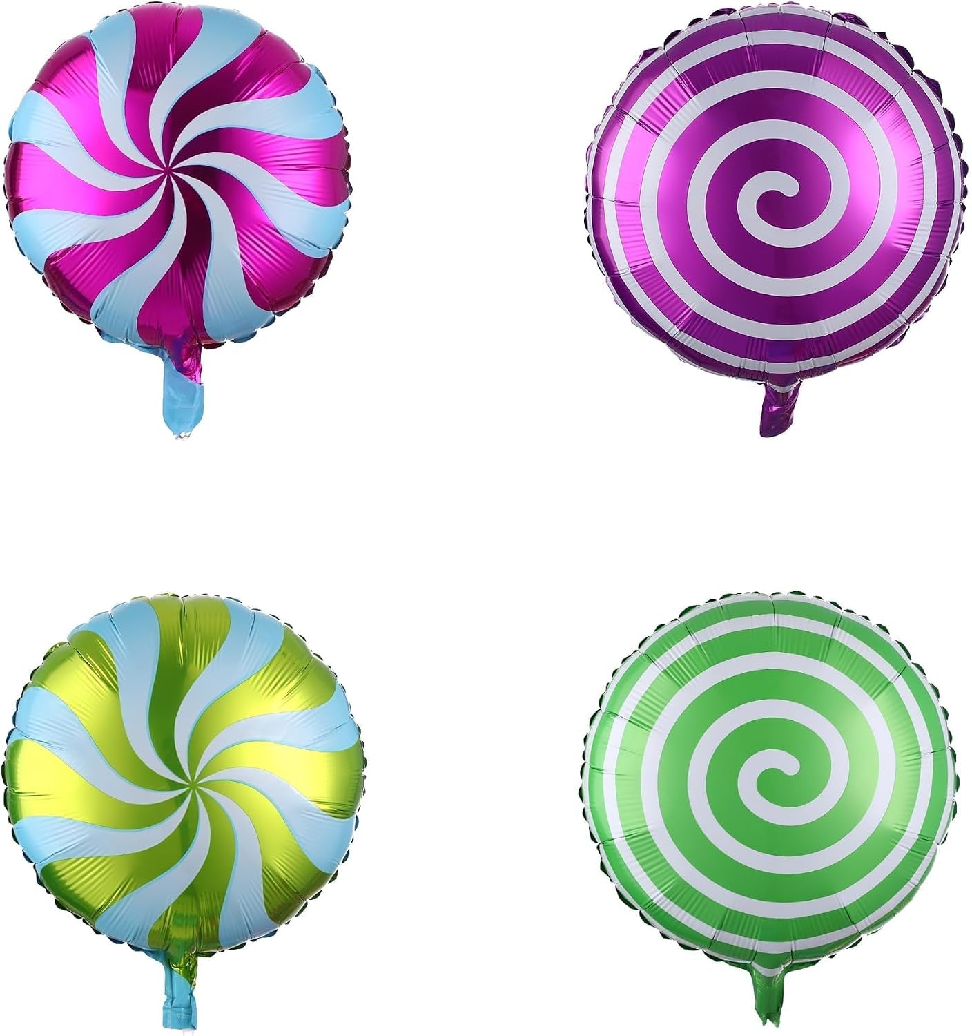 Candyland Party Decoration 184PCS Candy Balloon Garland Kit Pastel Pink Purple Blue Latex Balloons with Lollipop Candy Foil Balloon for Rainbow Sweet One Birthday Candy Land Party Decorations