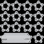 50-Piece Reusable Balloon Clips and Connectors Kit for Balloon Garlands and Arches - Flower-Shaped Accessories for Weddings, Baby Showers, and Birthday Party Decorations