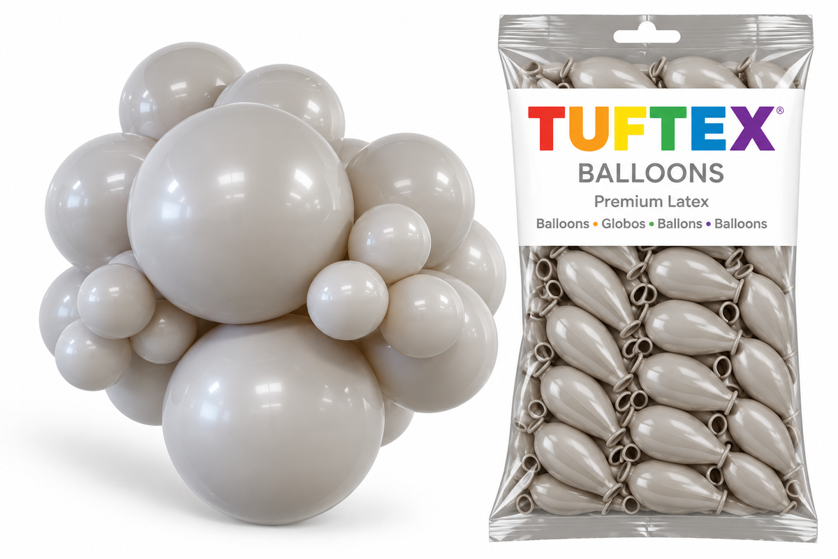 5" TUFTEX Muse (Cream) Latex Balloons 50ct #15077