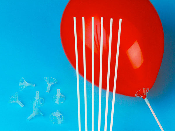 Balloon Sticks 16" Long Use with 9"-14" Air Fill Balloons 100ct